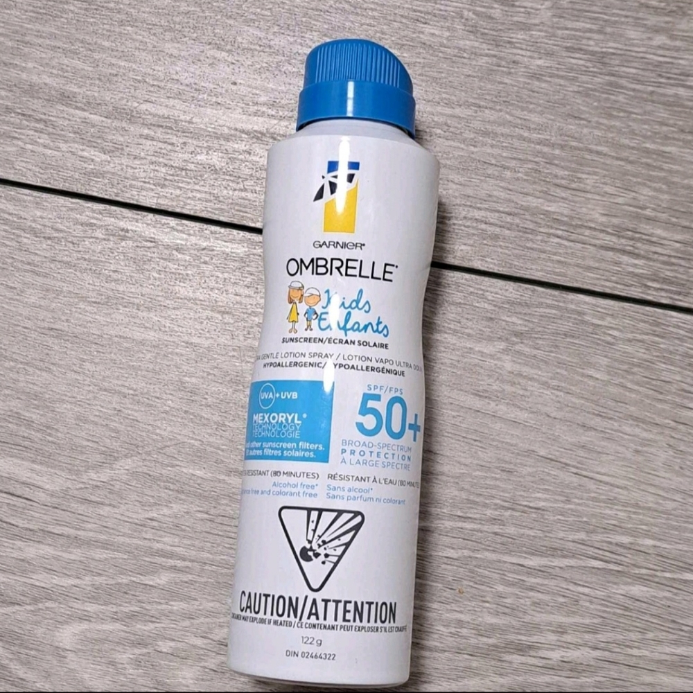 Brand New Garnier Ombrelle Kids Sunscreen SPF 50+. Expires 03/2027
